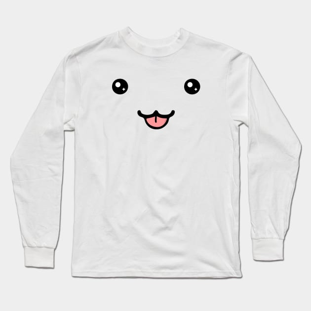 adorable cute face Long Sleeve T-Shirt by STRANGER